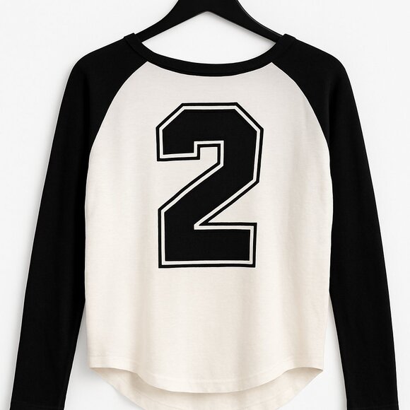 Forever 21 Long Sleeve Ringer Long Sleeve Top - Picture 5 of 5